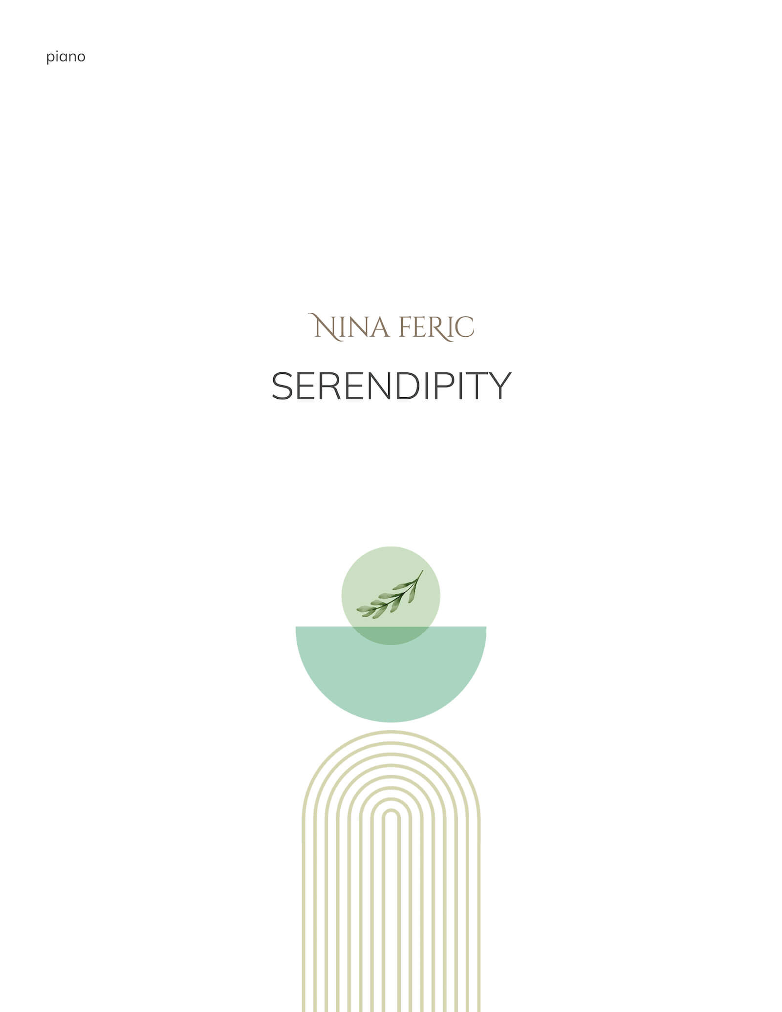 Serendipity - score cover